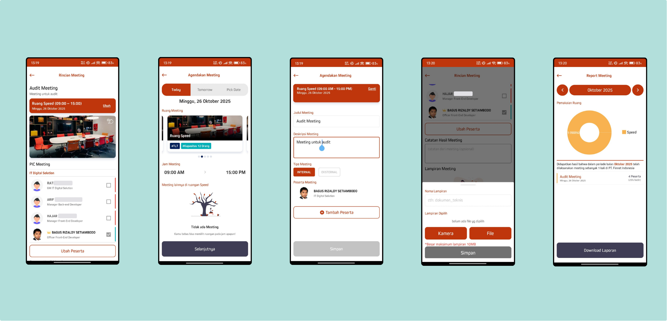 Management Meeting app screenshot